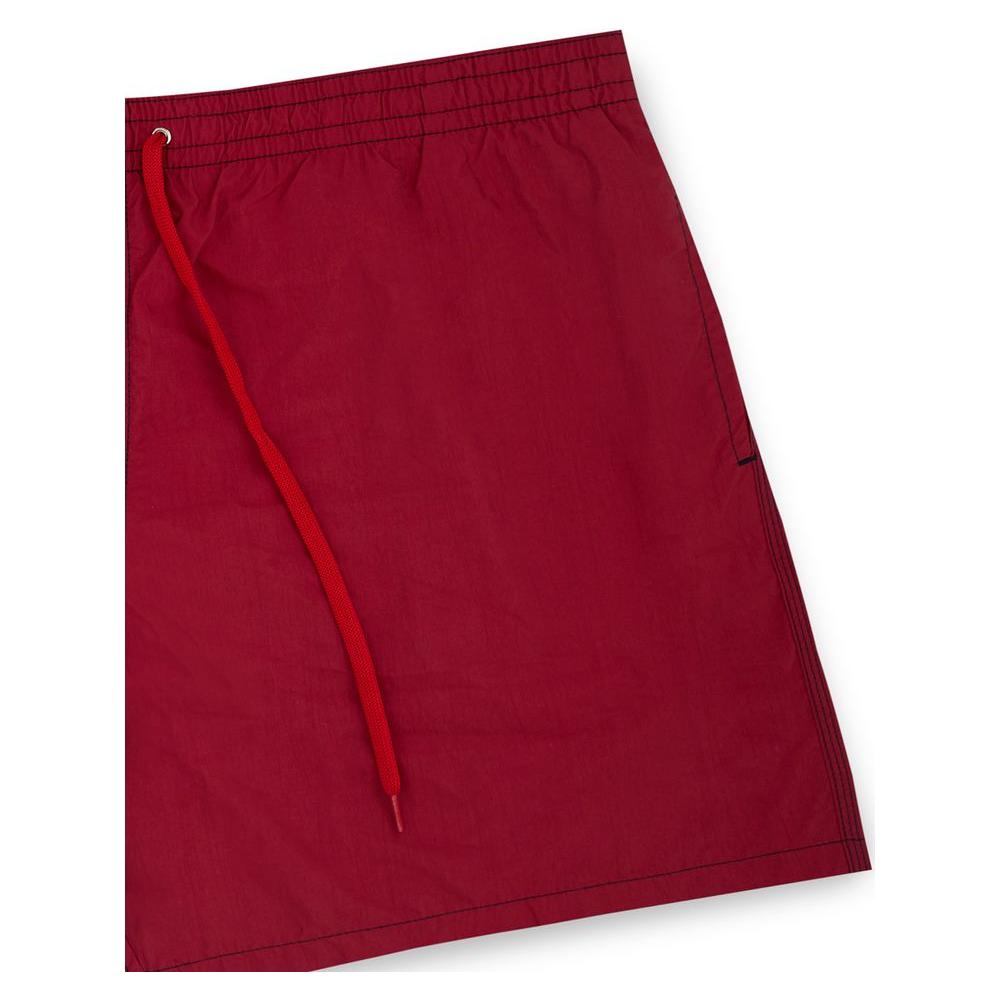 Malo Red Polyester Swimwear Malo Dark Red