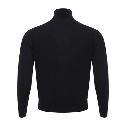 Colombo Black Cashmere Turtleneck Colombo
