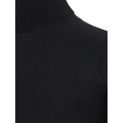 Colombo Black Cashmere Turtleneck Colombo
