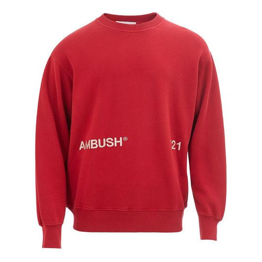 Ambush Red Cotton Sweatshirt Ambush