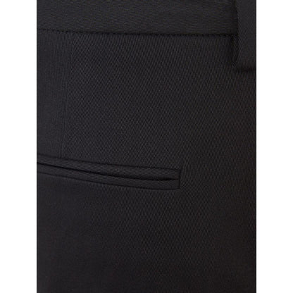 Lardini Black Cotton Chino Pants