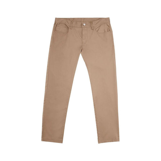Armani Exchange Brown Cotton Jeans & Pant