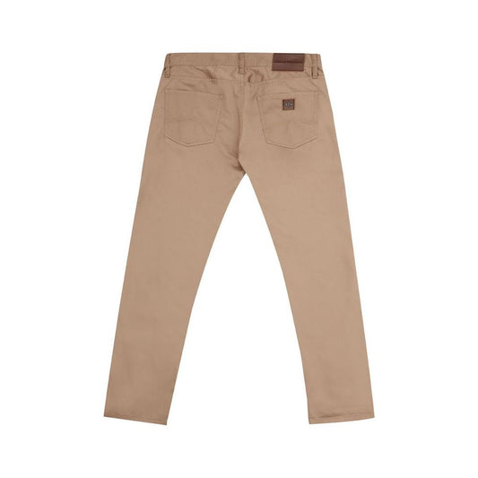 Armani Exchange Brown Cotton Jeans & Pant