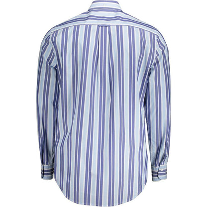 Gant Azzurro Cotton Men Shirt Gant