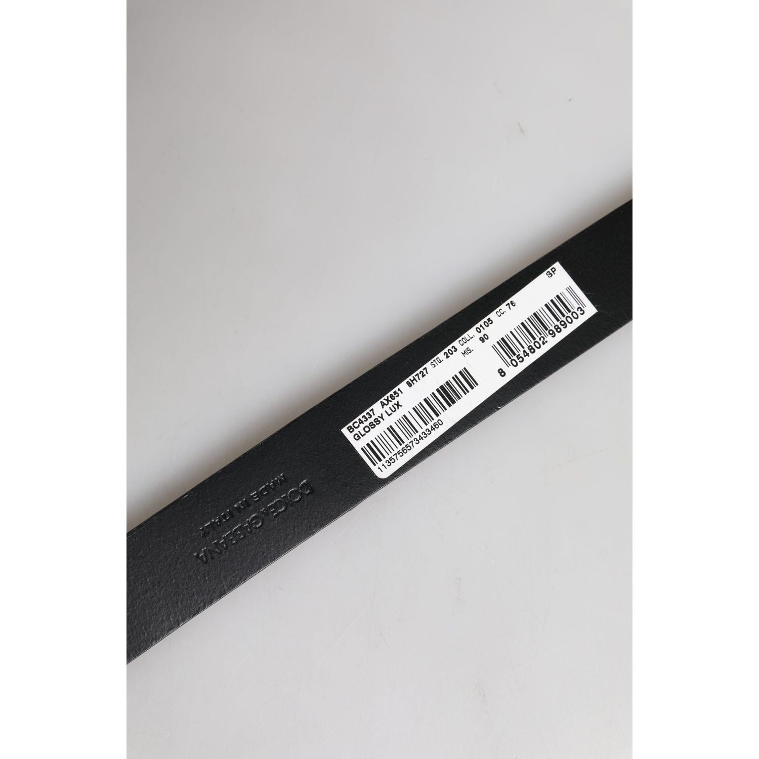 Dolce &amp; Gabbana Brown Leather Classic Metal Logo Buckle Belt