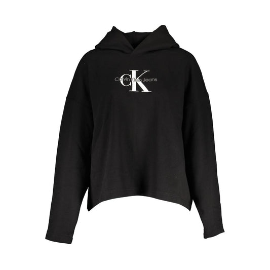 Calvin Klein Black Cotton Women's Hoodie