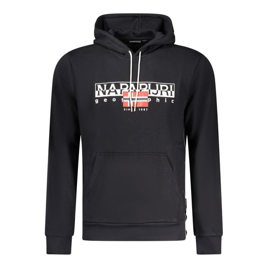 Napapijri Black Cotton Sweatshirt Napapijri