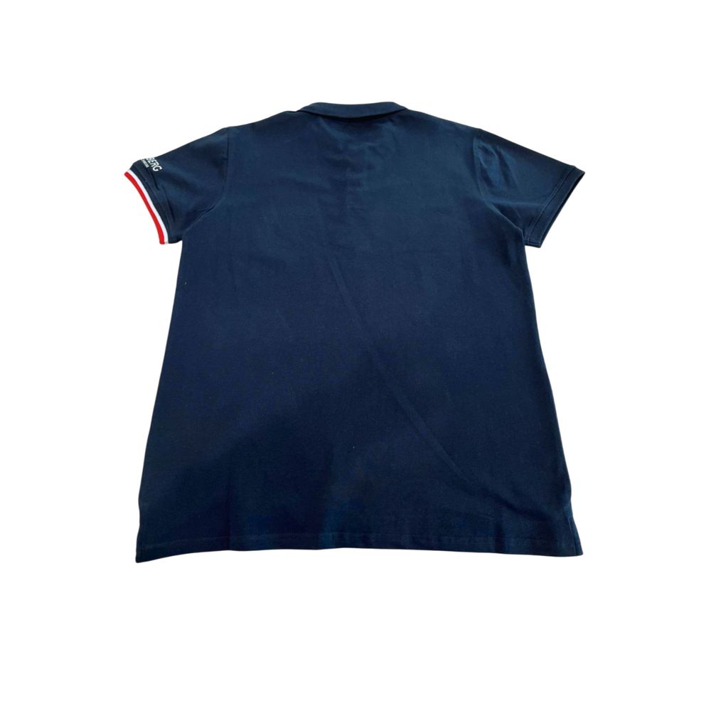 Iceberg Blue Cotton Men Polo Shirt Iceberg