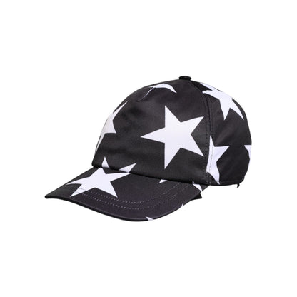 Dolce & Gabbana Black Star Print Polyester Baseball Cap