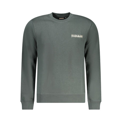 Napapijri Verde Cotton Men Sweatshirt