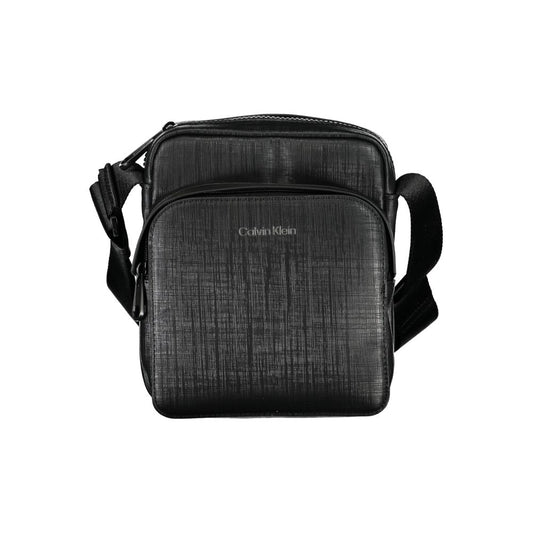 Calvin Klein Black Polyester Men Shoulder Bag