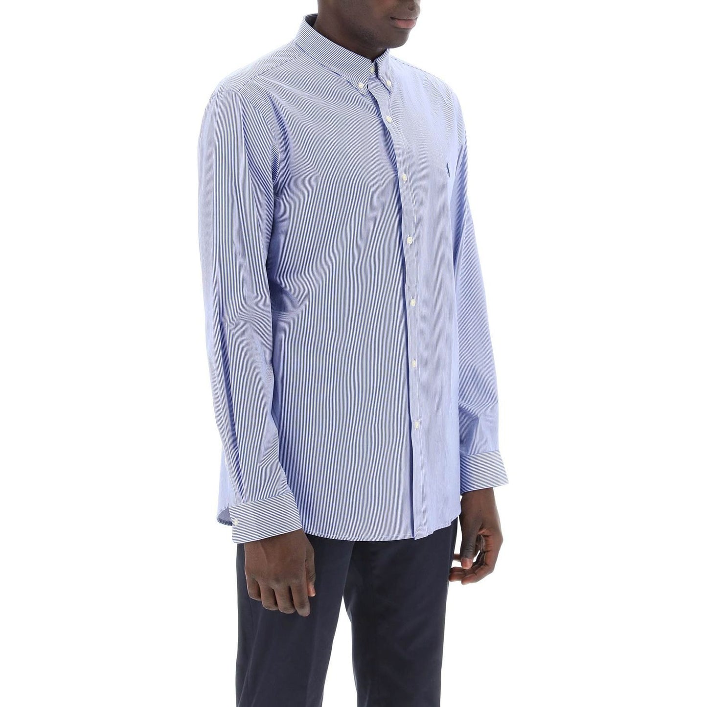 Polo Ralph Lauren striped slim fit shirt Shirts Polo Ralph Lauren Light Steel Blue