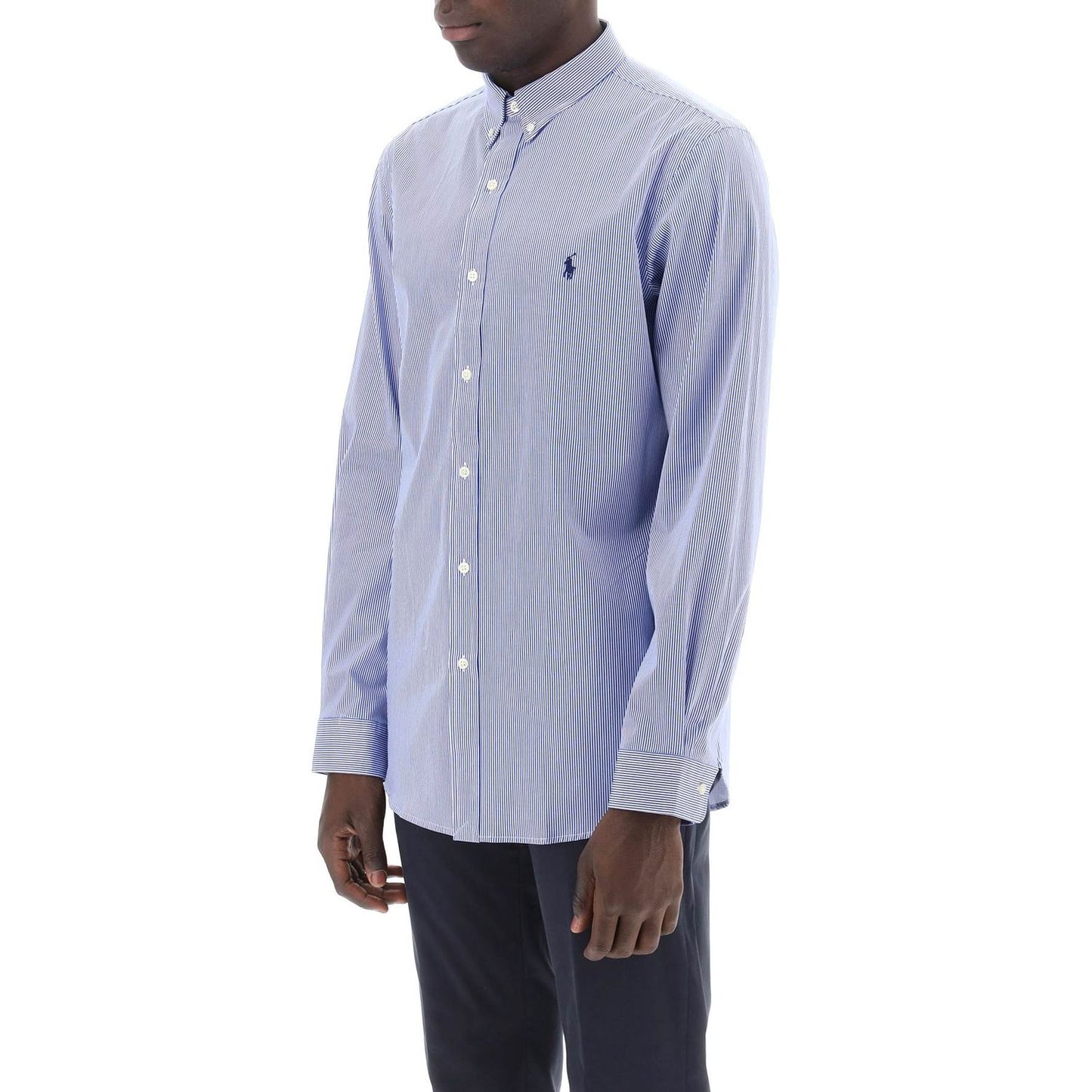 Polo Ralph Lauren striped slim fit shirt Shirts Polo Ralph Lauren Light Steel Blue