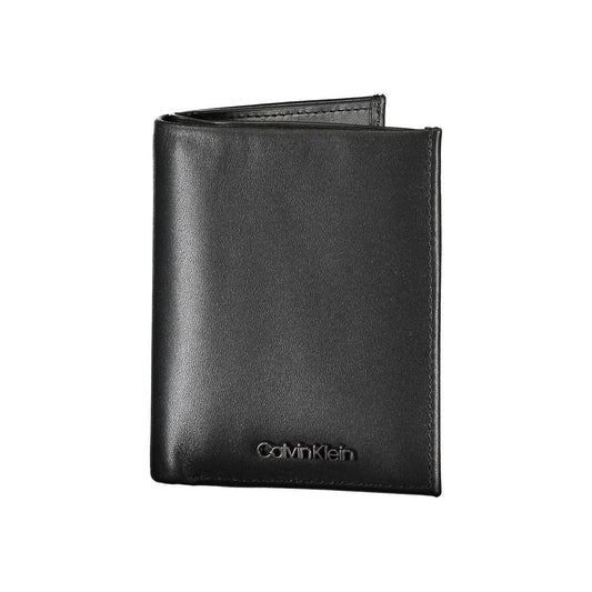 Calvin Klein Black Leather Wallet Calvin Klein