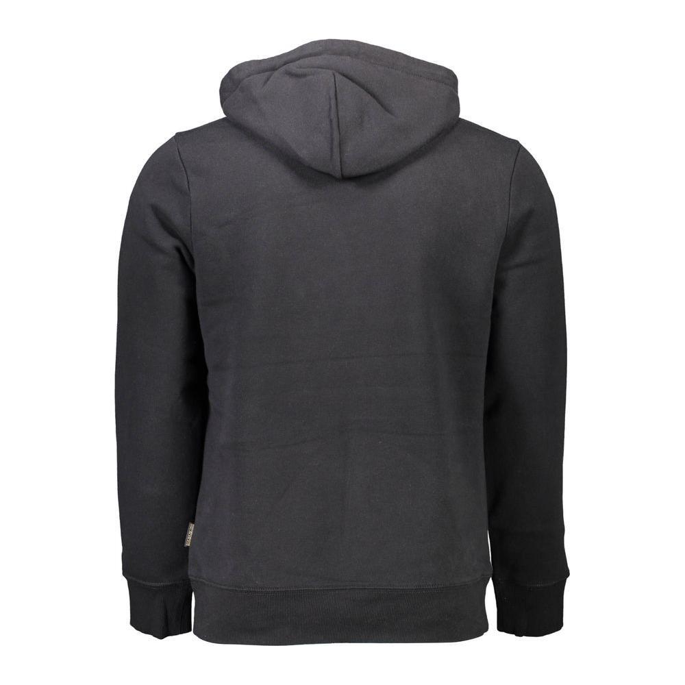 Napapijri Black Organic Cotton Men's Sweatshirt Napapijri