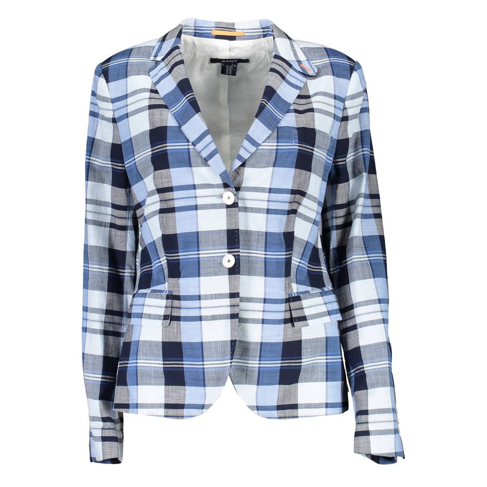 Gant Azzurro Cotton Women Jacket Gant