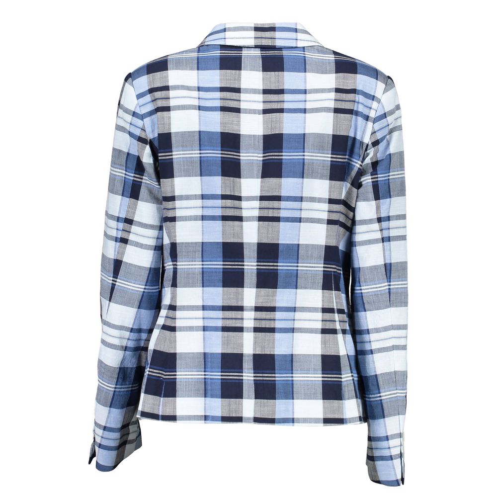 Gant Azzurro Cotton Women Jacket Gant