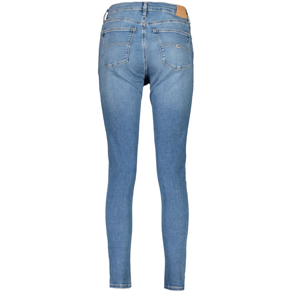 Tommy Hilfiger Blue Cotton Skinny Jeans