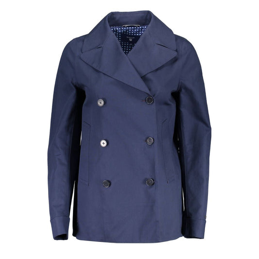 Gant Blu Cotton Women's Jacket Gant