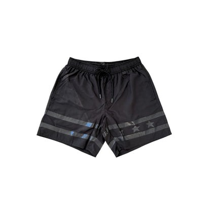 Iceberg Black Polyester Men Swim Short Iceberg