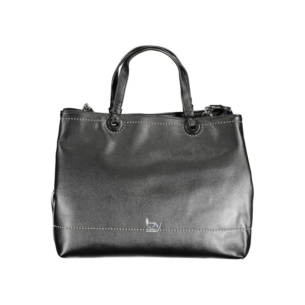 BYBLOS Black Polyurethane Women Handbag