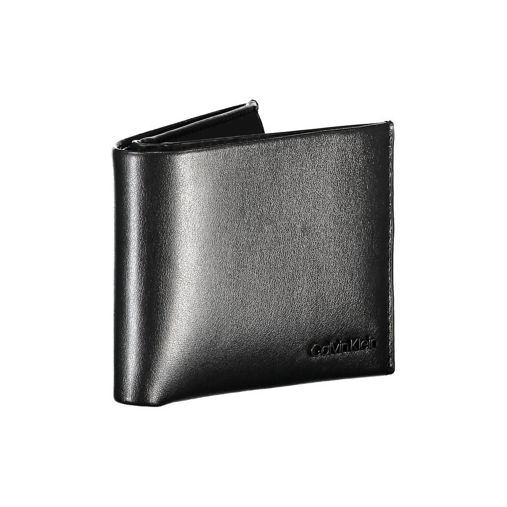 Calvin Klein Black Leather Wallet Calvin Klein