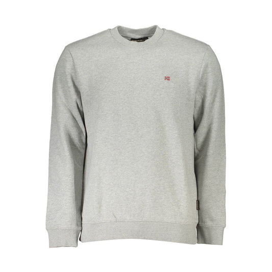 Napapijri Grigio Cotton Men's Sweatshirt