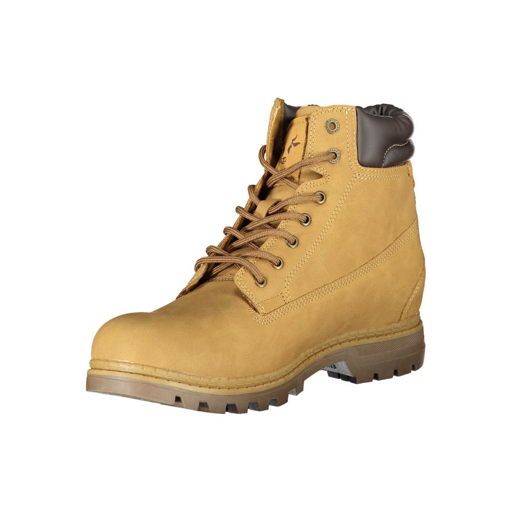 Carrera Yellow Polyester Ankle Boots Carrera