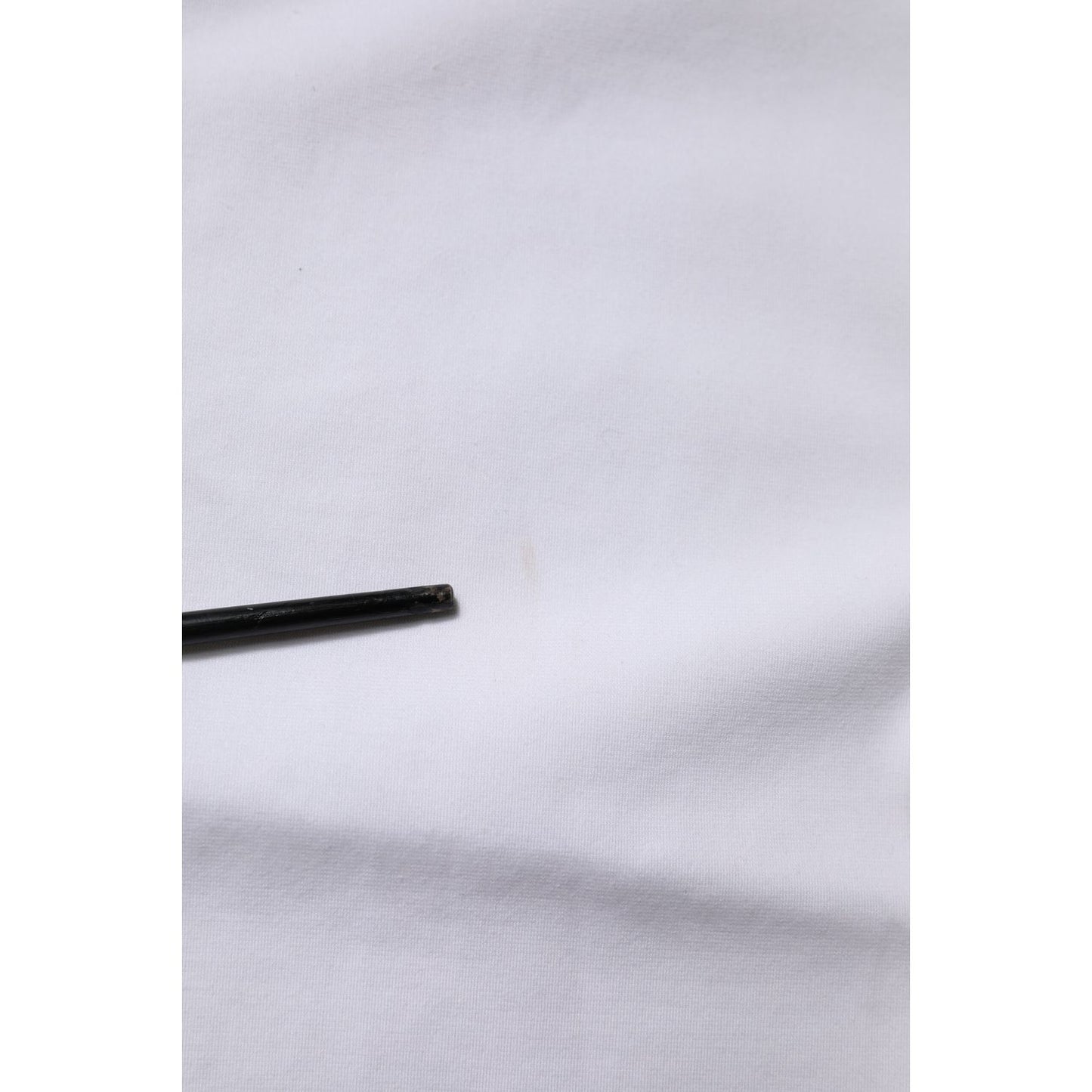 Dolce & Gabbana White Logo Embellish Short Sleeves T-shirt