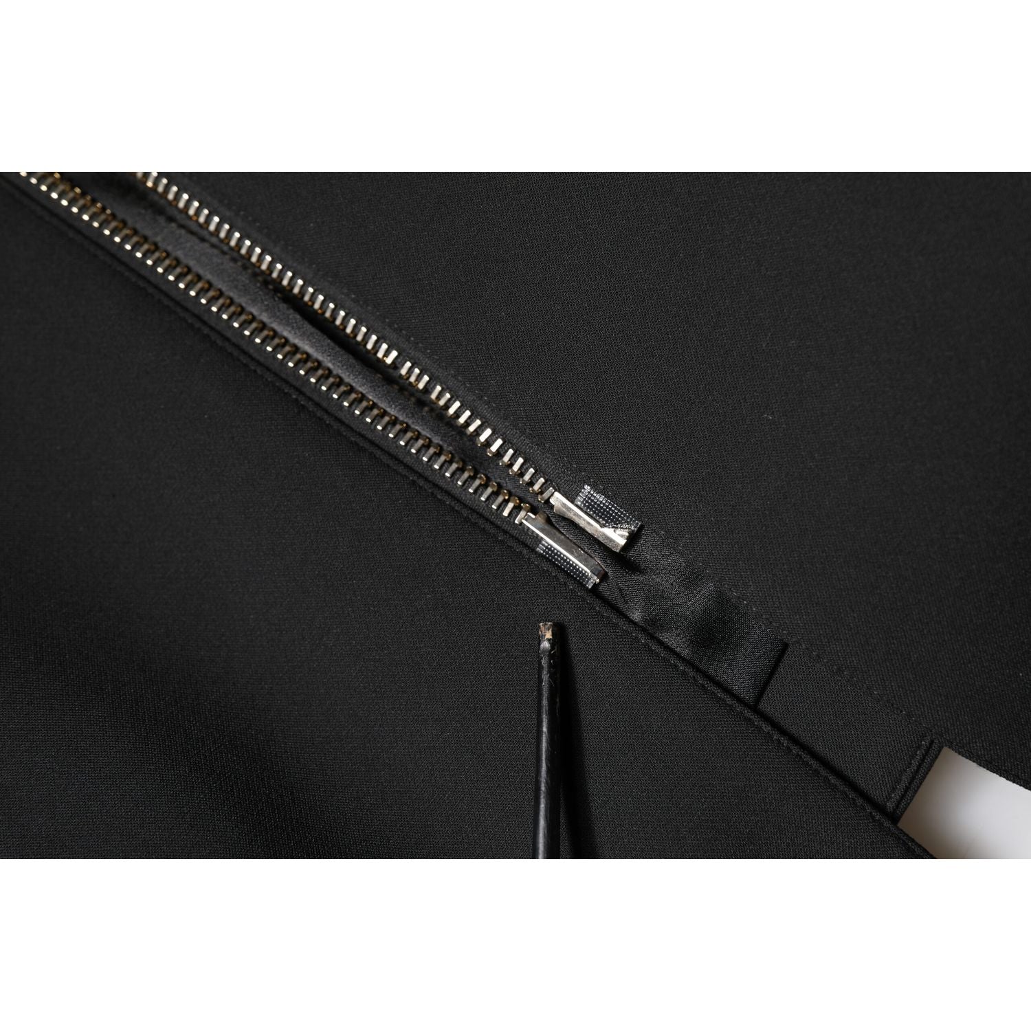 Les Hommes Black Polyester Single Breasted Trench Coat Jacket