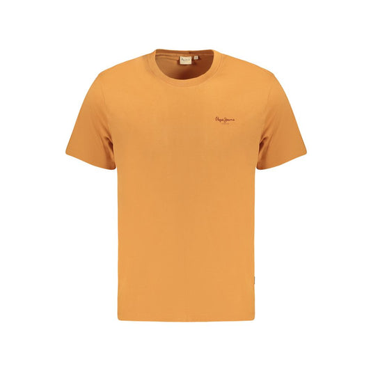 Pepe Jeans Arancione Cotton Men T-Shirt