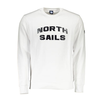 North Sails Bianco Cotton Men Sweatshirt