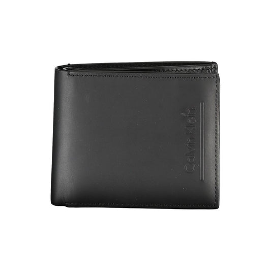 Calvin Klein Black Leather Wallet Calvin Klein