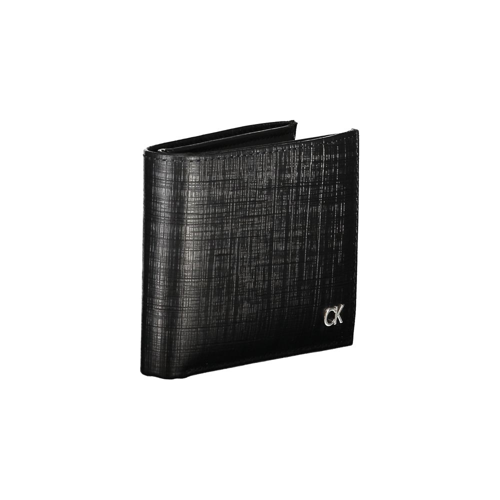 Calvin Klein Black Leather Wallet Calvin Klein