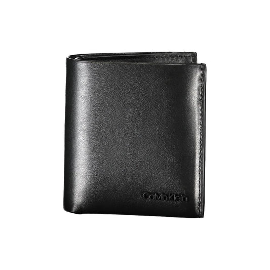 Calvin Klein Black Leather Wallet Calvin Klein