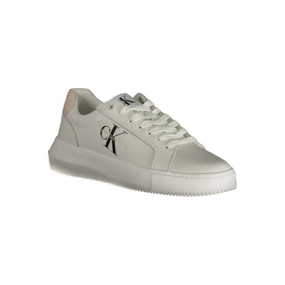 Calvin Klein White Polyester Athletic Sneakers Calvin Klein