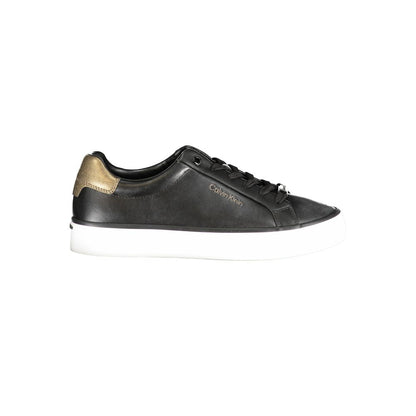Calvin Klein Black Polyester Low Top Sneakers