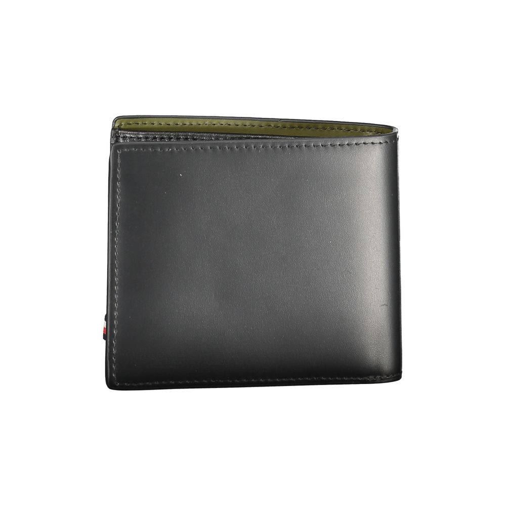 Tommy Hilfiger Black Leather Wallet Tommy Hilfiger