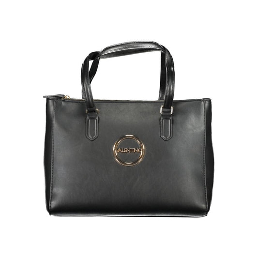 Mario Valentino Black Polyurethane Women Handbag