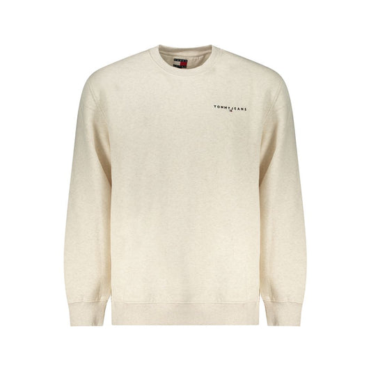 Tommy Hilfiger Beige Cotton Men Sweatshirt
