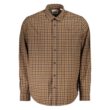 Timberland Blue Cotton Men's Shirt