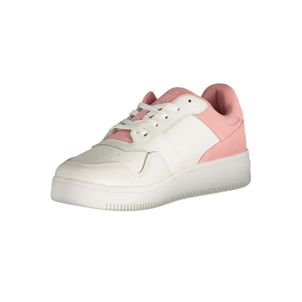 Tommy Hilfiger Pink Polyester Athletic Sneakers