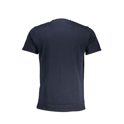 Cavalli Class Blu Cotton Men T-Shirt