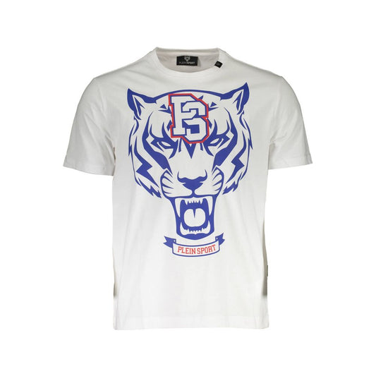 Plein Sport White Cotton Men's T-Shirt