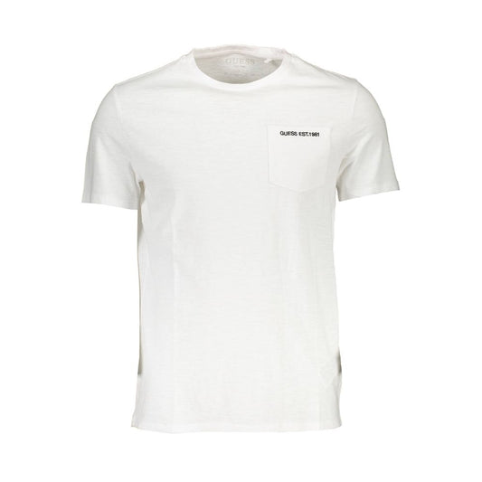 Guess Jeans Bianco Cotton Men's T-Shirt