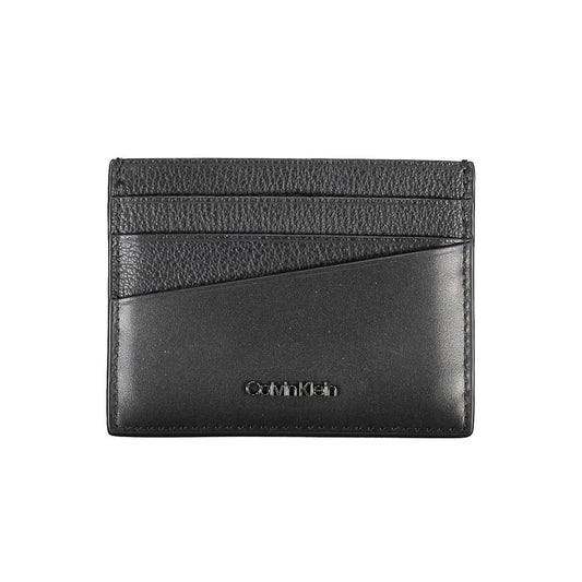 Calvin Klein Black Leather Wallet Calvin Klein