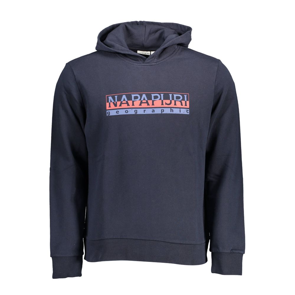 Napapijri Blue Cotton Men's Sweatshirt Napapijri