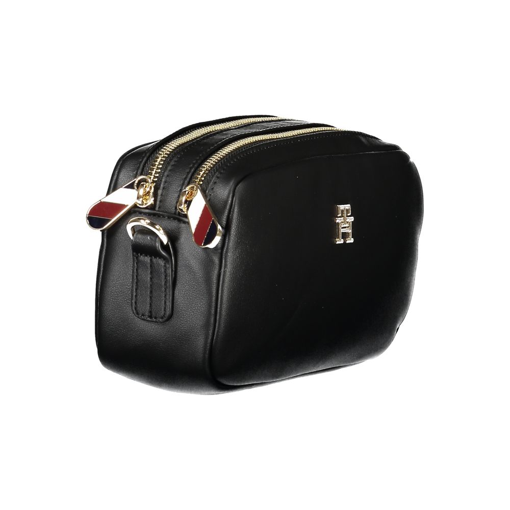 Tommy Hilfiger Black Polyester Women Shoulder Bag