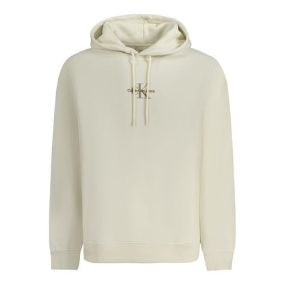 Calvin Klein White Cotton Men's Hoodie