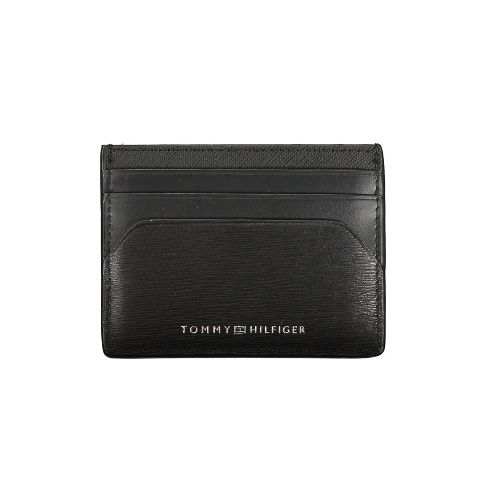 Tommy Hilfiger Black Leather Wallet Tommy Hilfiger